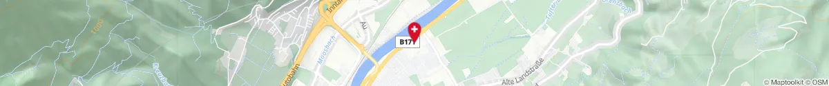 Map representation of the location for Barbara-Apotheke in 6130 Schwaz